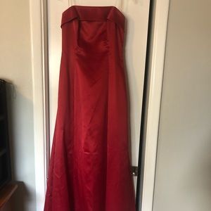 Satin Ballgown with wrap